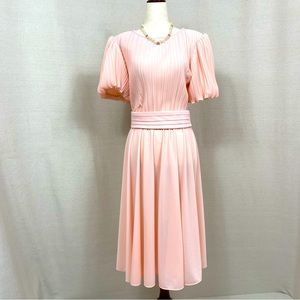 Boston Maid Vintage Pleated Dress Size 10